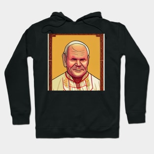 Pope John Paul II | Comics Style Hoodie